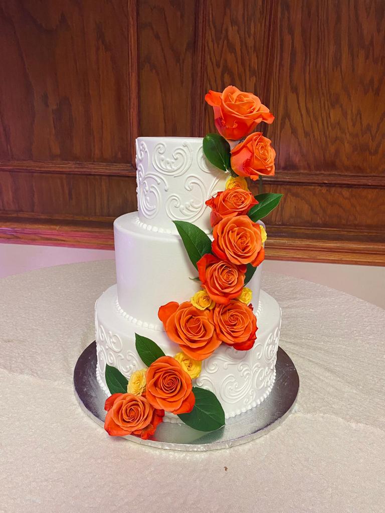 Pastel con detalle