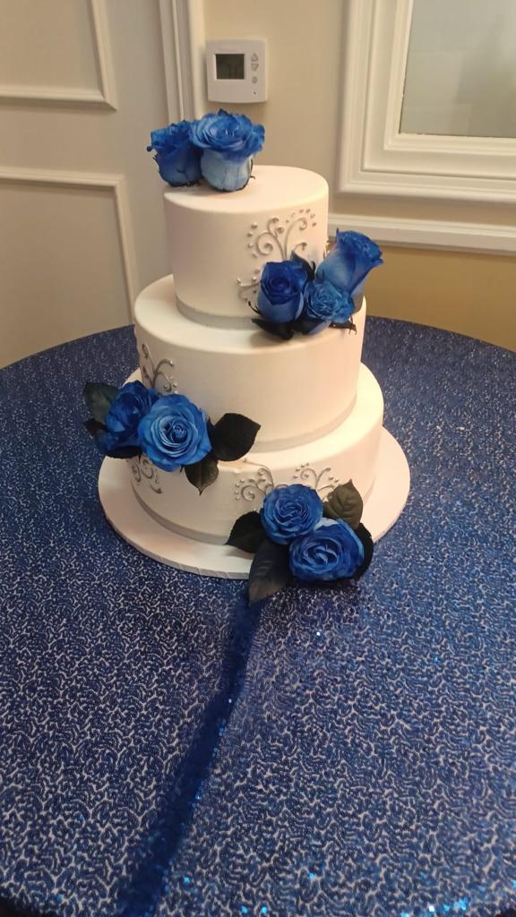 Pastel con detalle