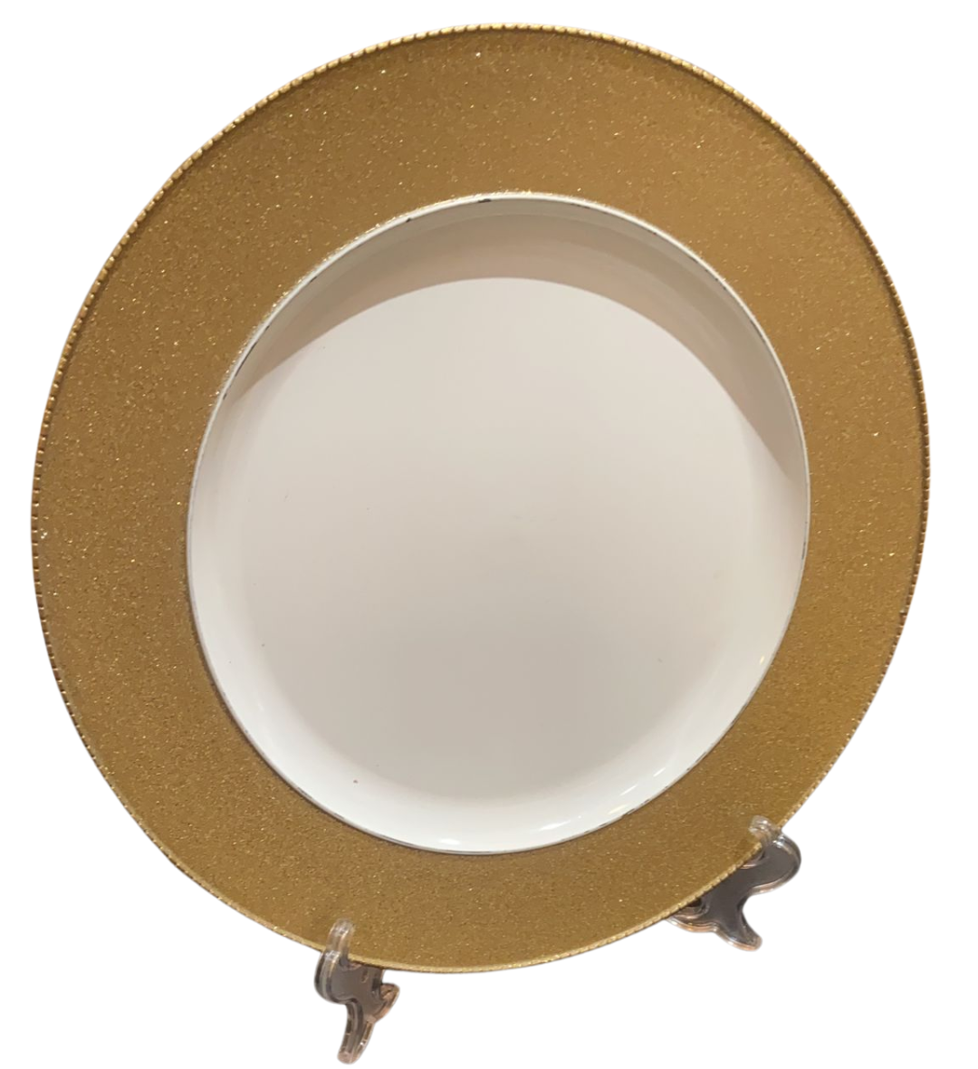 Charger with white background
