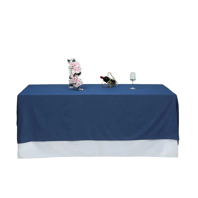 90"x132" rectangular polyester tablecloth