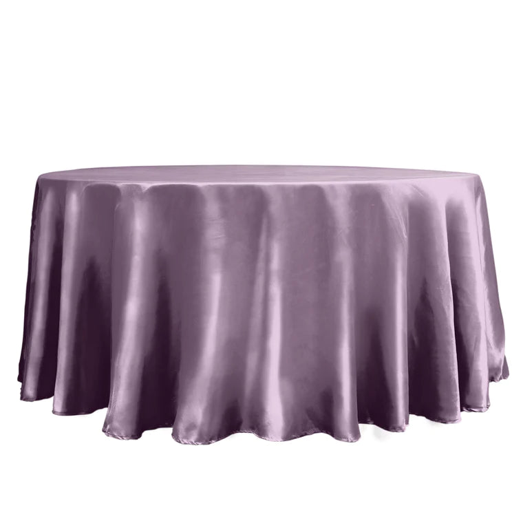 Mantel Redondo Satín de 120"
