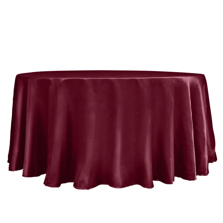 Mantel Redondo Satín de 120"