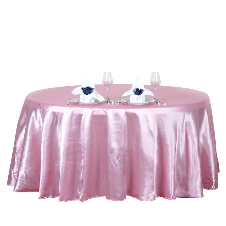 Mantel Redondo Satín de 120"
