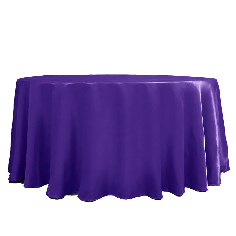 Mantel Redondo Satín de 120"
