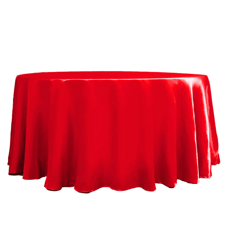 Mantel Redondo Satín de 120"