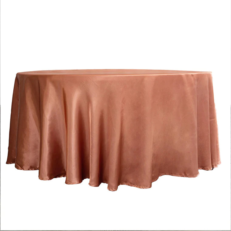 Mantel Redondo Satín de 120"