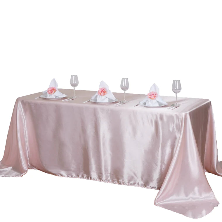 Mantel Rectangular Satin de 90"x132"