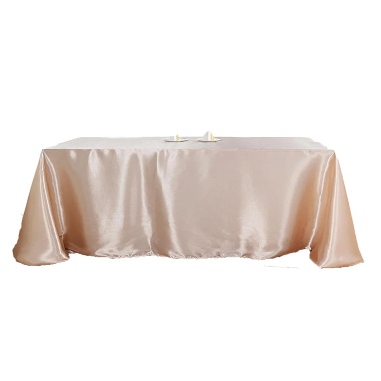 Mantel Rectangular Satin de 90"x132"