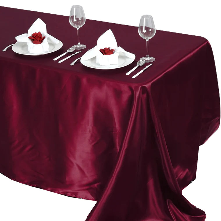 Mantel Rectangular Satin de 90"x132"