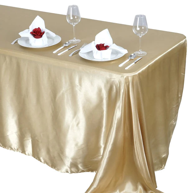 Mantel Rectangular Satin de 90"x132"