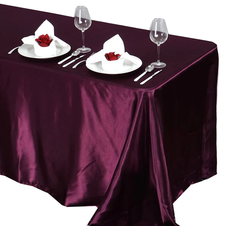 Mantel Rectangular Satin de 90"x132"
