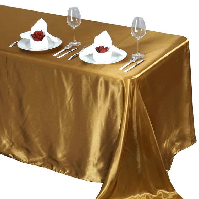 Mantel Rectangular Satin de 90"x132"