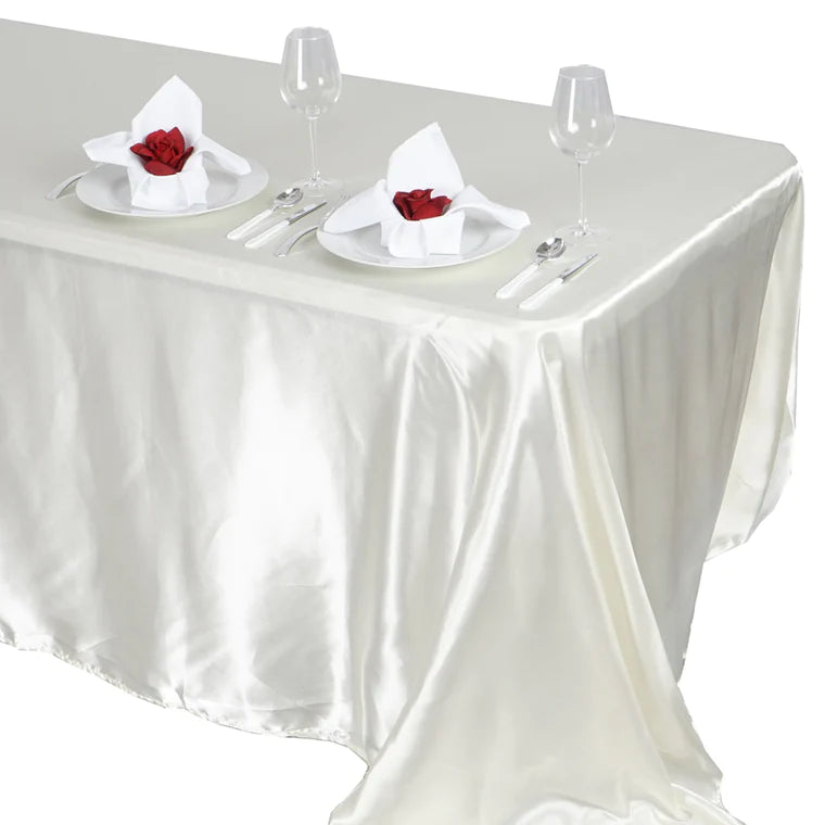 Mantel Rectangular Satin de 90"x132"