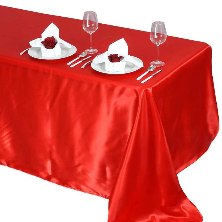 Mantel Rectangular Satin de 90"x132"