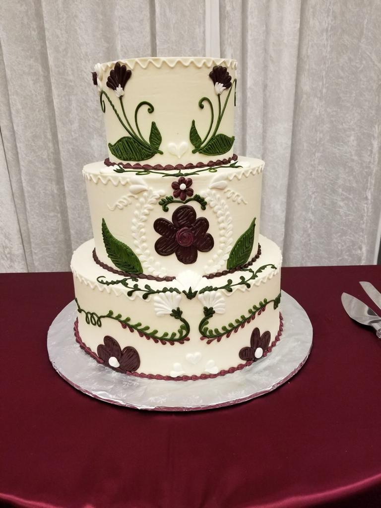 Pastel con detalles