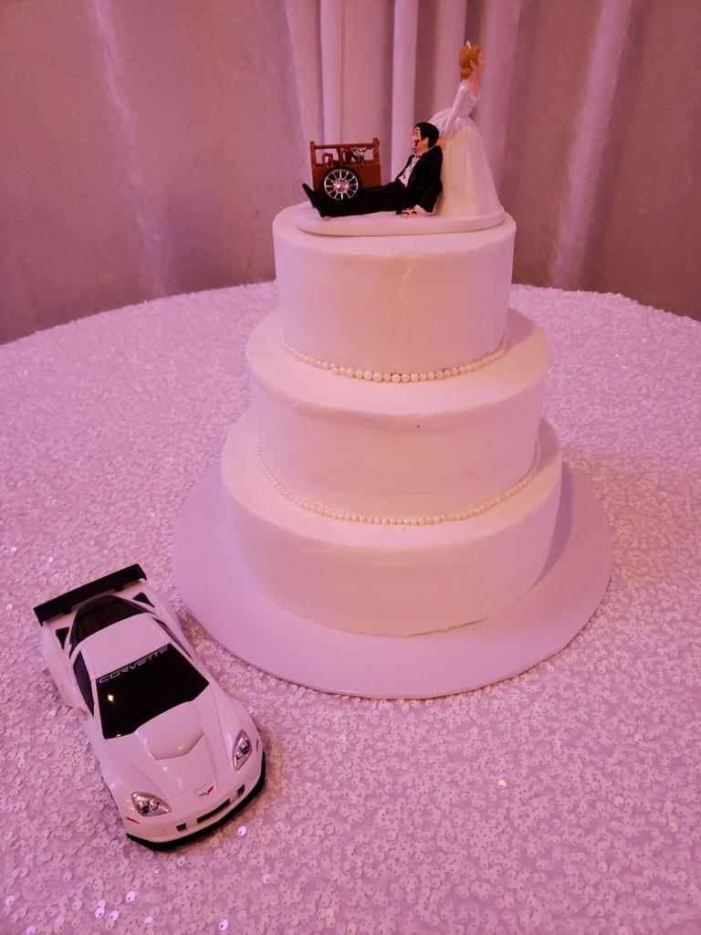 Pastel con detalles