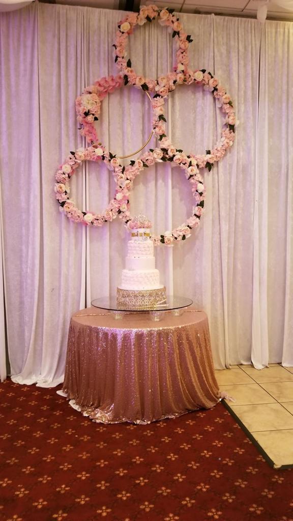 Pastel con detalles