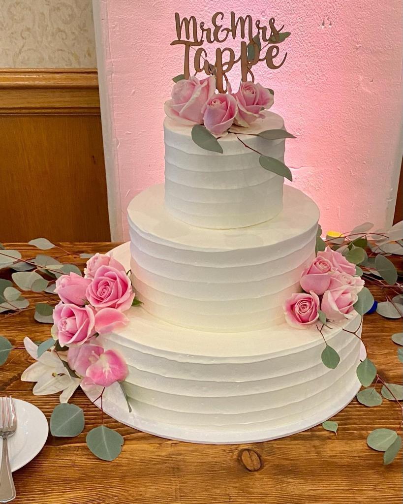 Pastel con detalle