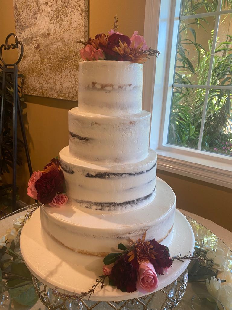 Pastel con detalle