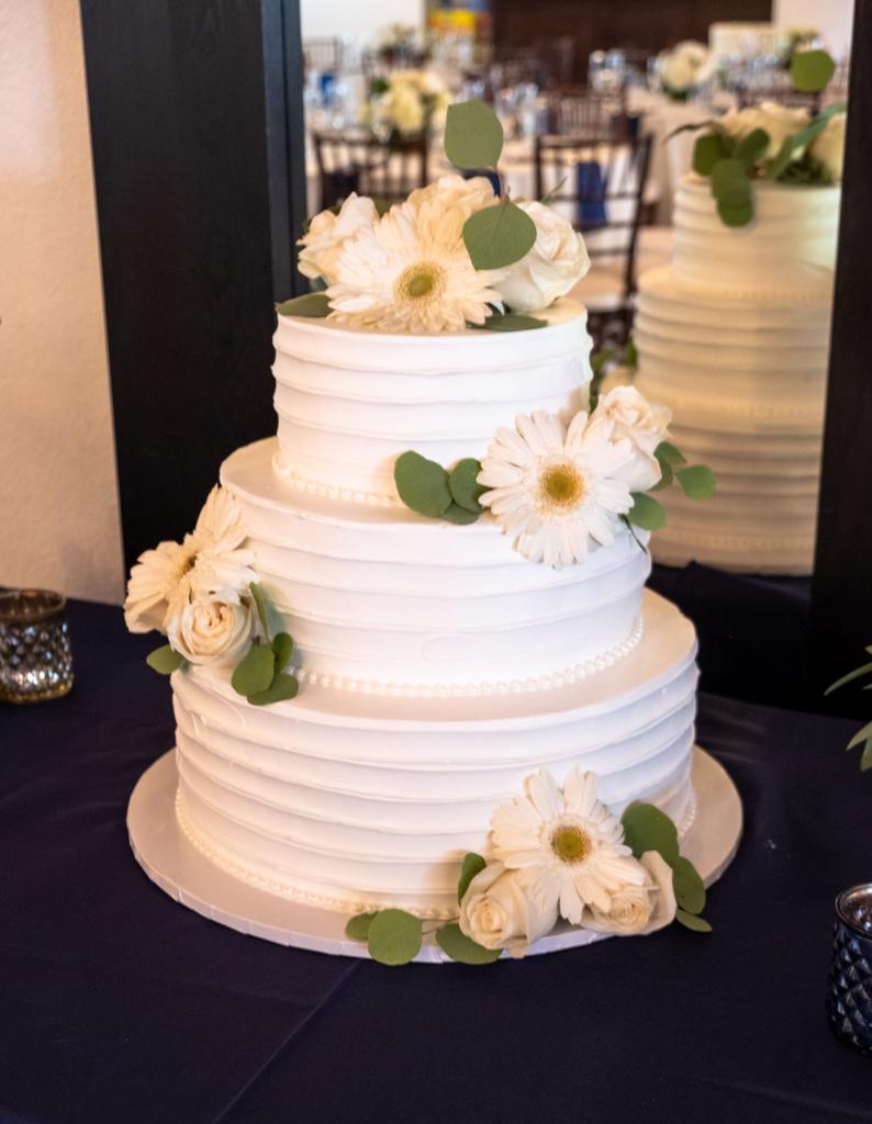 Cake with flowers