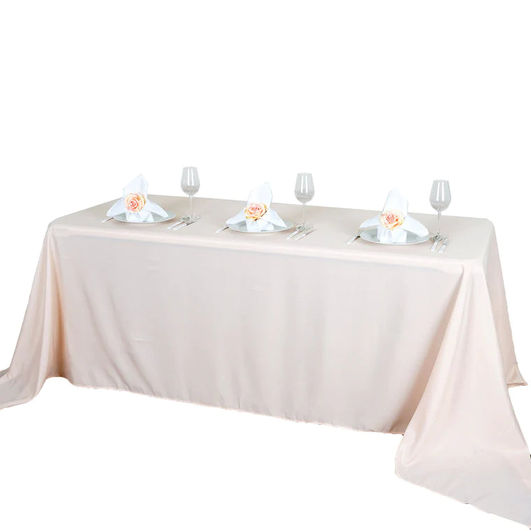 Mantel rectangular poliéster de 90"x132"