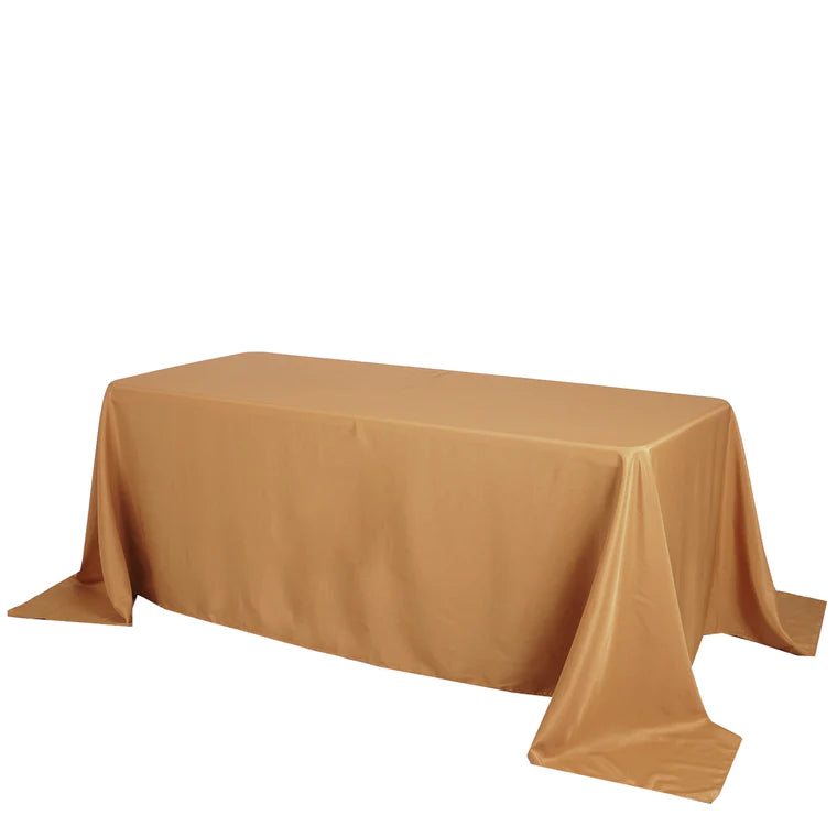 Mantel rectangular poliéster de 90"x132"